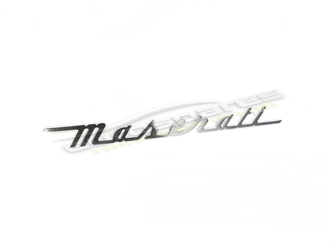 NEW MASERATI REAR TRUNK EMBLEM. PART NUMBER 67197600 (1) new maserati rear trunk emblem. part number 67197600 (1)