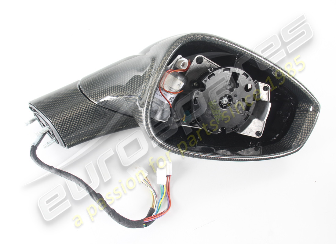 NEW FERRARI GLOSSY CARBON FIBER MIRRORS. PART NUMBER 70002057 (4) new ferrari glossy carbon fiber mirrors. part number 70002057 (4)