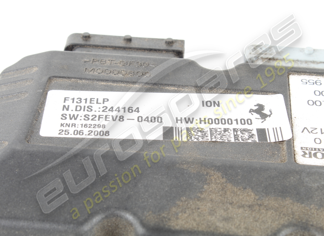 USED FERRARI ION CONTROL STATION. PART NUMBER 244164 (3) used ferrari ion control station. part number 244164 (3)