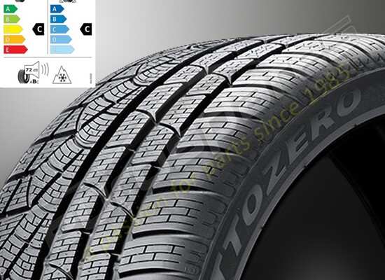 new ferrari pirelli front winter tyre 270 sottozero, 245-35 zr20 (95w) part number 889951