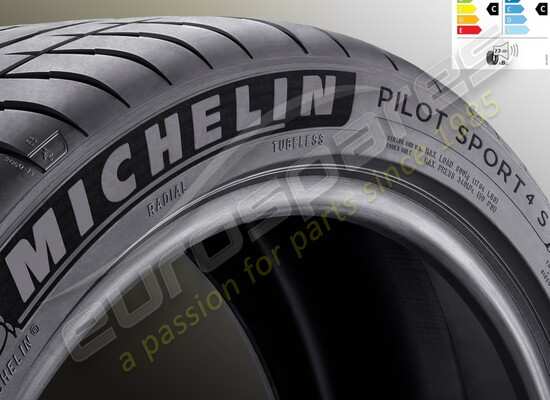 new ferrari michelin rear summer tyre pilot sport 4s k1, 305-35 zr20 (107y) part number 784514