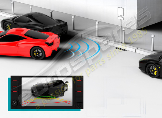 new ferrari parking camera kit part number 70002882