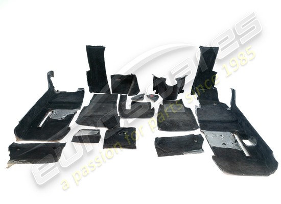 used ferrari rhd complete carpet set black part number 65663290