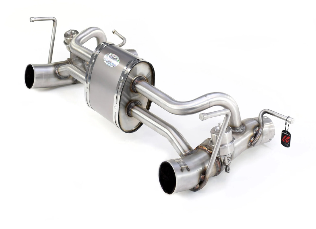 NEW QUICKSILVER FERRARI 488 2015-20 TITAN SPORT SYSTEM W/ SOUND ARCHITECT. PART NUMBER FE488S (1) new quicksilver ferrari 488 2015-20 titan sport system w/ sound architect. part number fe488s (1)