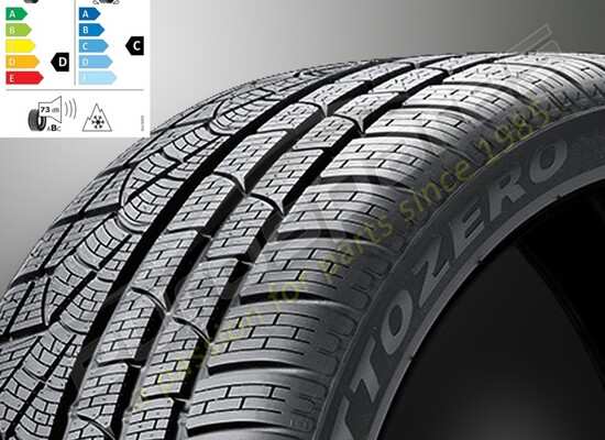 new ferrari pirelli rear winter tyre 240 sottozero, 305-35 r20 (104v) part number 70001258