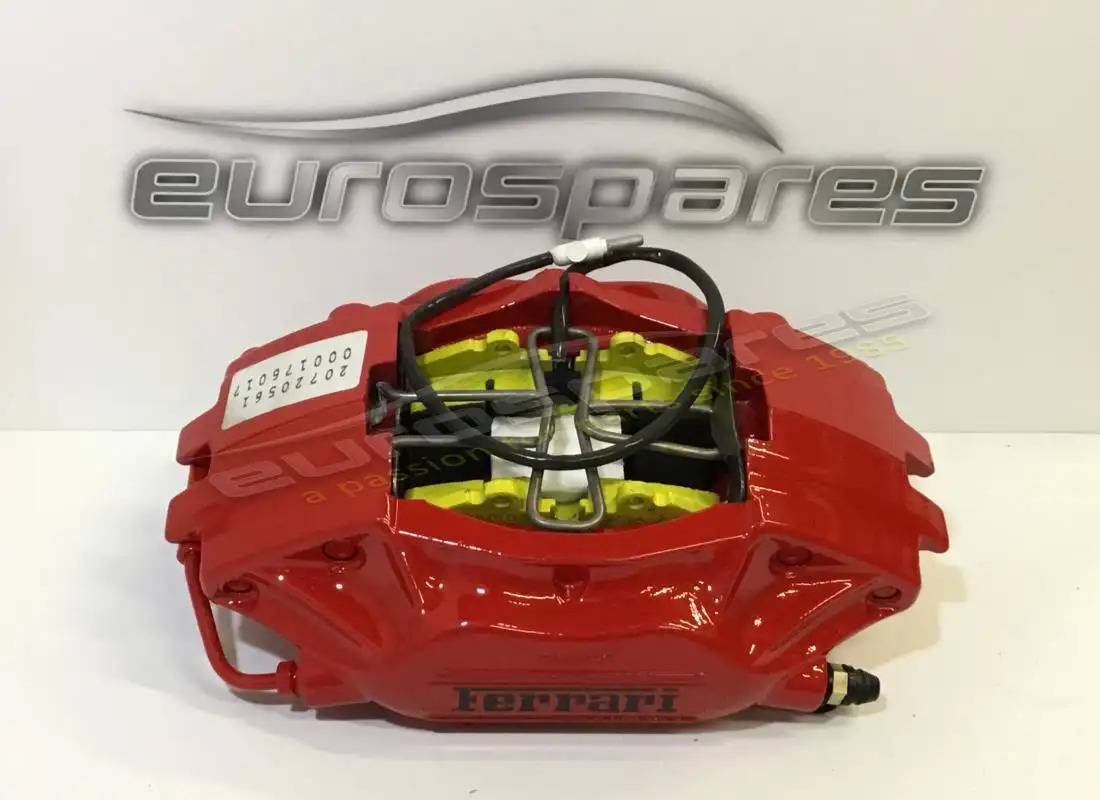 NEW (OTHER) FERRARI RH FRONT RACING B/CALIPER RED FIORANO HP. PART NUMBER 176017 (1) new (other) ferrari rh front racing b/caliper red fiorano hp. part number 176017 (1)