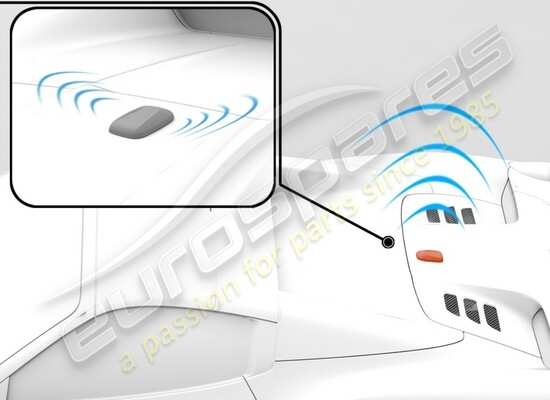 new ferrari satellite antenna kit (sdars) part number 70003021