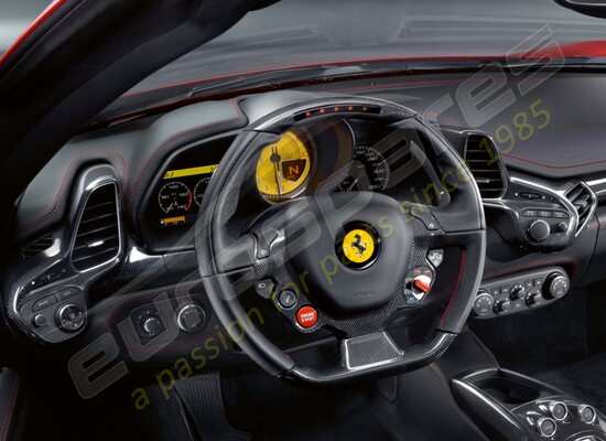 new ferrari carbon fiber interior kit, lhd part number 70002712