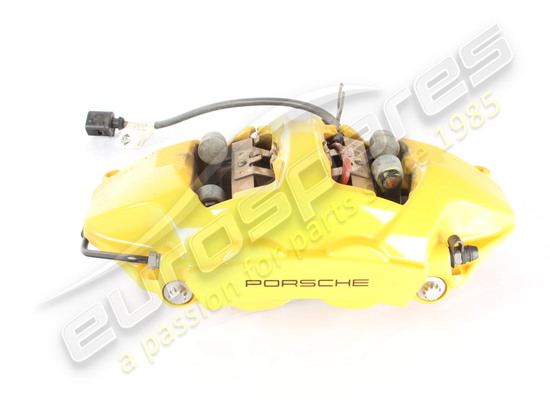 used porsche caliper without brake pads part number 9gt615423a
