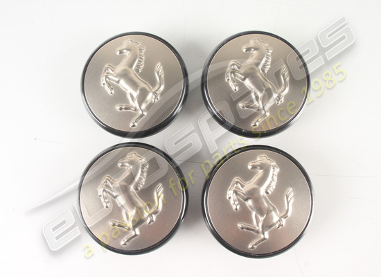 new ferrari set 4 titanium push in hub caps part number 70001285