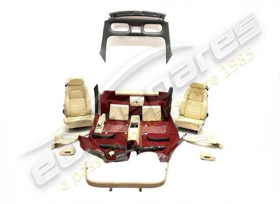 used eurospares 355cream & black interior with red carpet (used) part number eap1394573