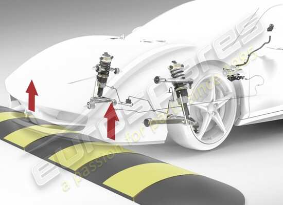 new ferrari front suspension lift kit, rhd part number 70002774
