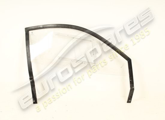 damaged ferrari rh window frame with lexan window panel part number 89218100