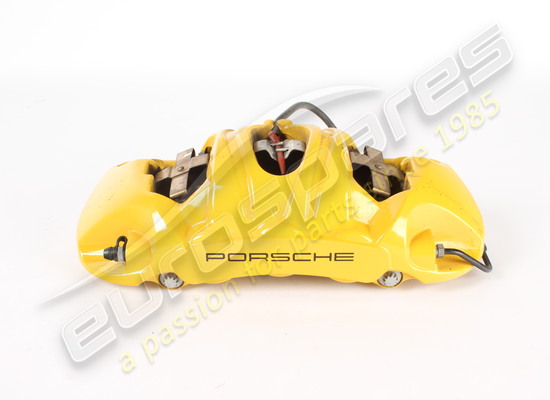 used porsche caliper without brake pads part number 9gt615123a