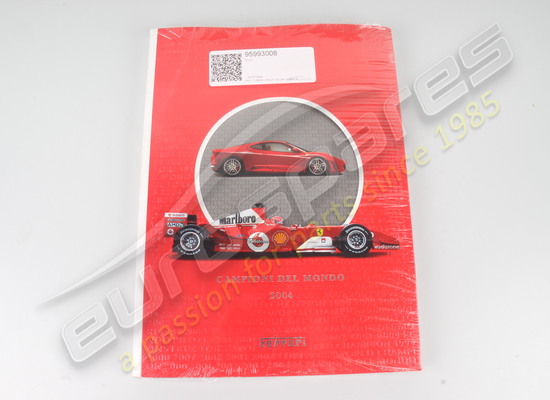 new ferrari year book 2004. part number 95993008
