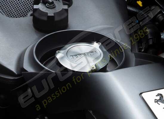 new ferrari aluminium engine oil cap part number 70005171