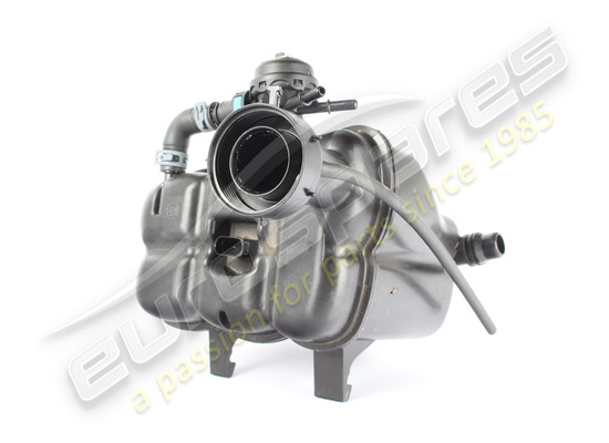 used porsche coolant expansion tank with water gauge bleed valve part number 992121402b