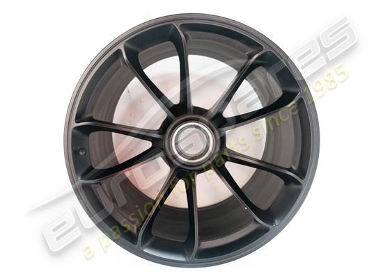 used porsche alloy wheel with central locking matt black part number 99136218982je1