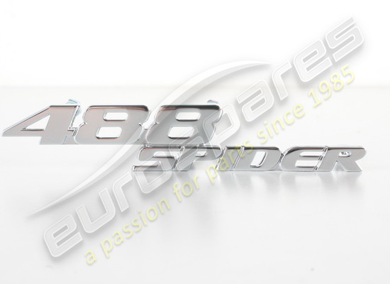 new ferrari dashboard spider badge part number 87793300