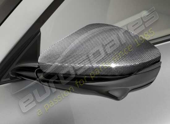 new ferrari carbon exterior mirror kit gloss finish part number 70005862