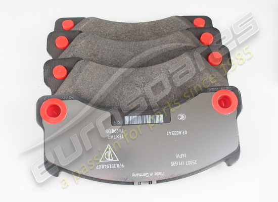 new porsche 1 set of brake pads for disk brake part number 97035194907