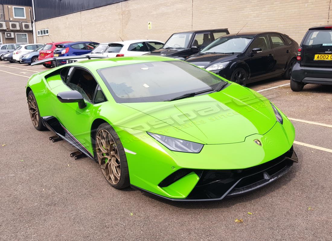 lamborghini 2018 (performante coupe) with 6,976 miles, being prepared for dismantling #7