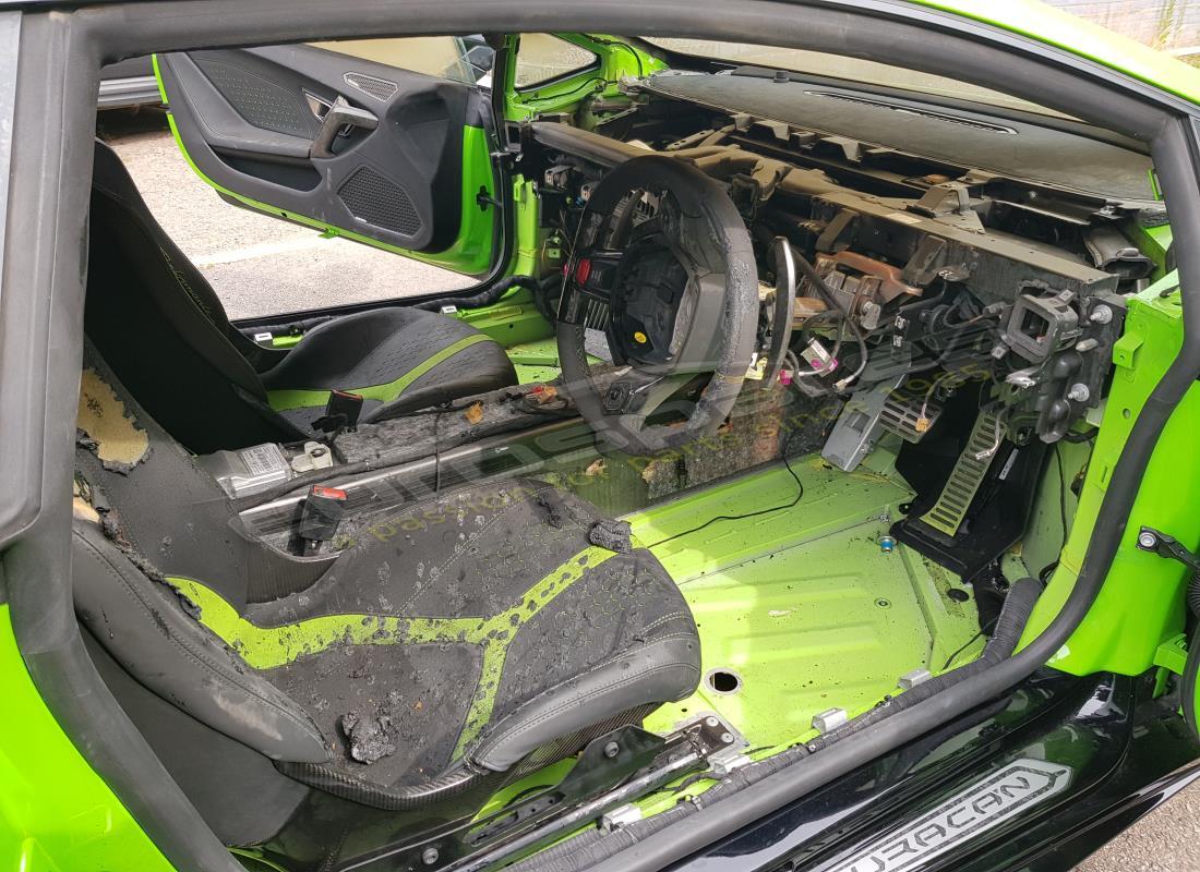 lamborghini 2018 (performante coupe) with 6,976 miles, being prepared for dismantling #9