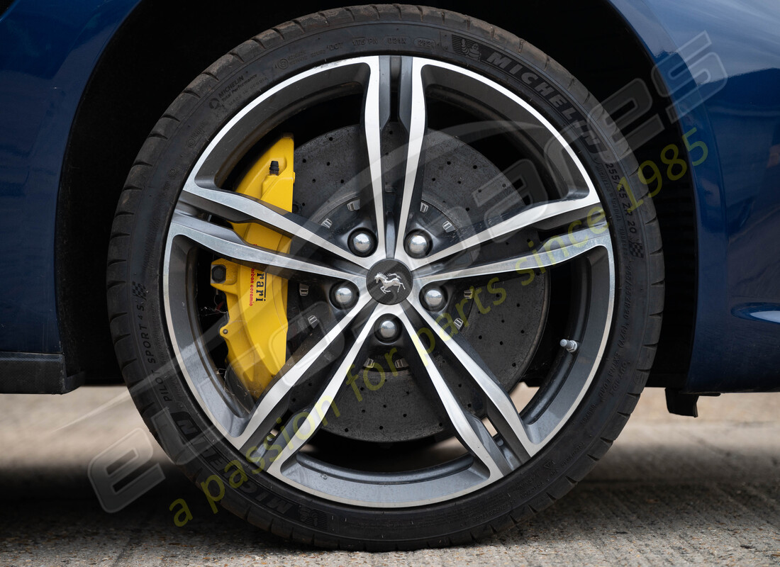 ferrari gtc4 lusso (rhd) with tbc, being prepared for dismantling #30