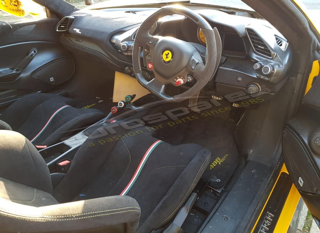 ferrari 488 pista with 482 miles, being prepared for dismantling #9