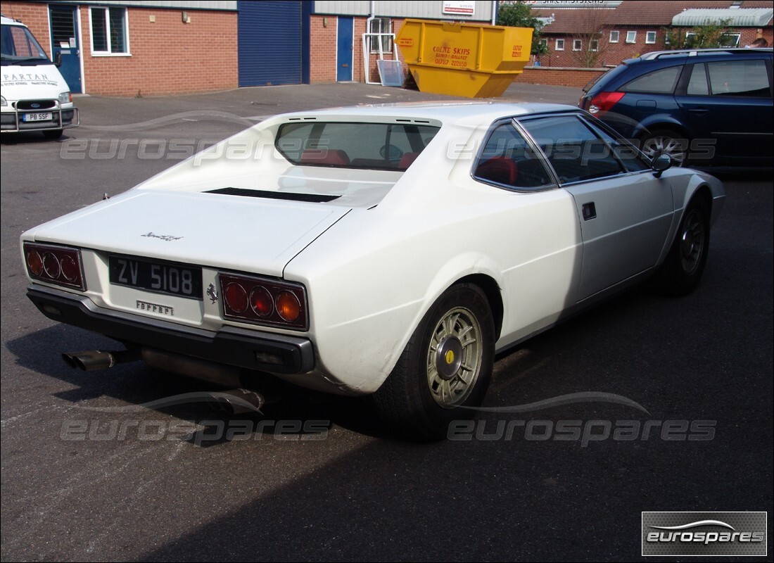 ferrari 308 gt4 dino (1976) with 68,108 miles, being prepared for dismantling #3