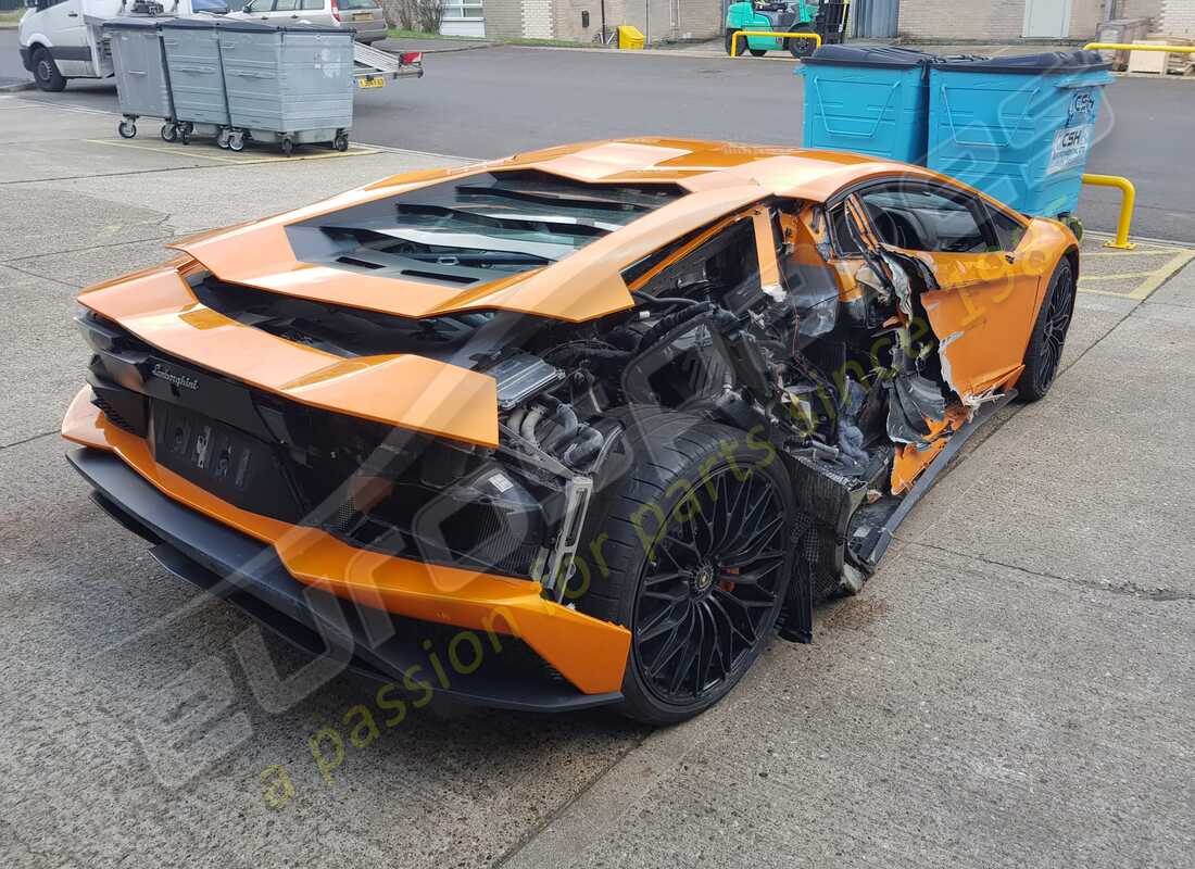 lamborghini 2018 (lp740-4 s coupe) with 11,442 miles, being prepared for dismantling #5