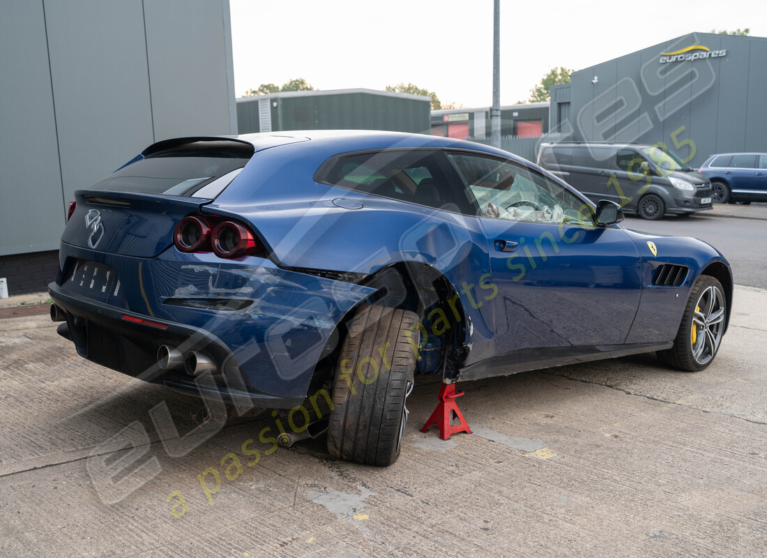 ferrari gtc4 lusso (rhd) with tbc, being prepared for dismantling #5