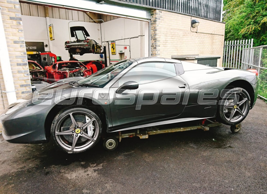 ferrari 458 spider (europe) with 6,190 miles, being prepared for dismantling #1