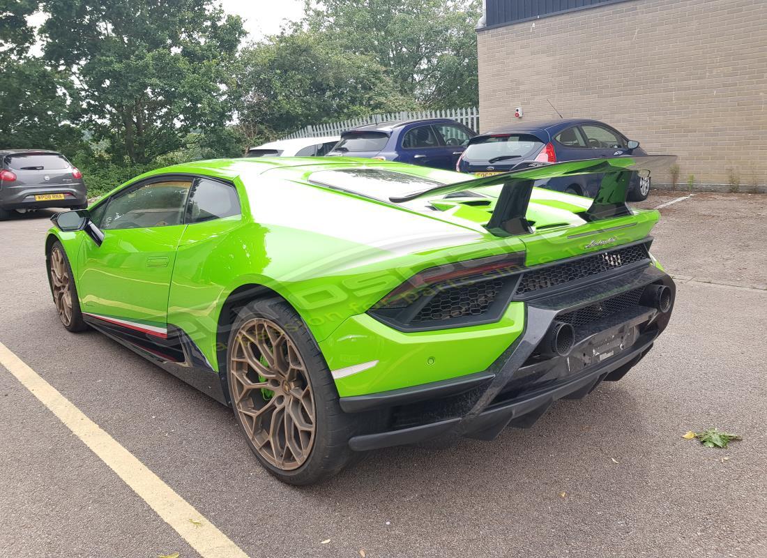 lamborghini 2018 (performante coupe) with 6,976 miles, being prepared for dismantling #3