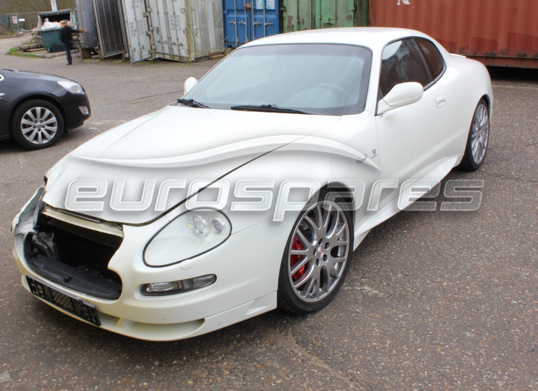 maserati 4200 gransport (2005) being prepared for dismantling at eurospares