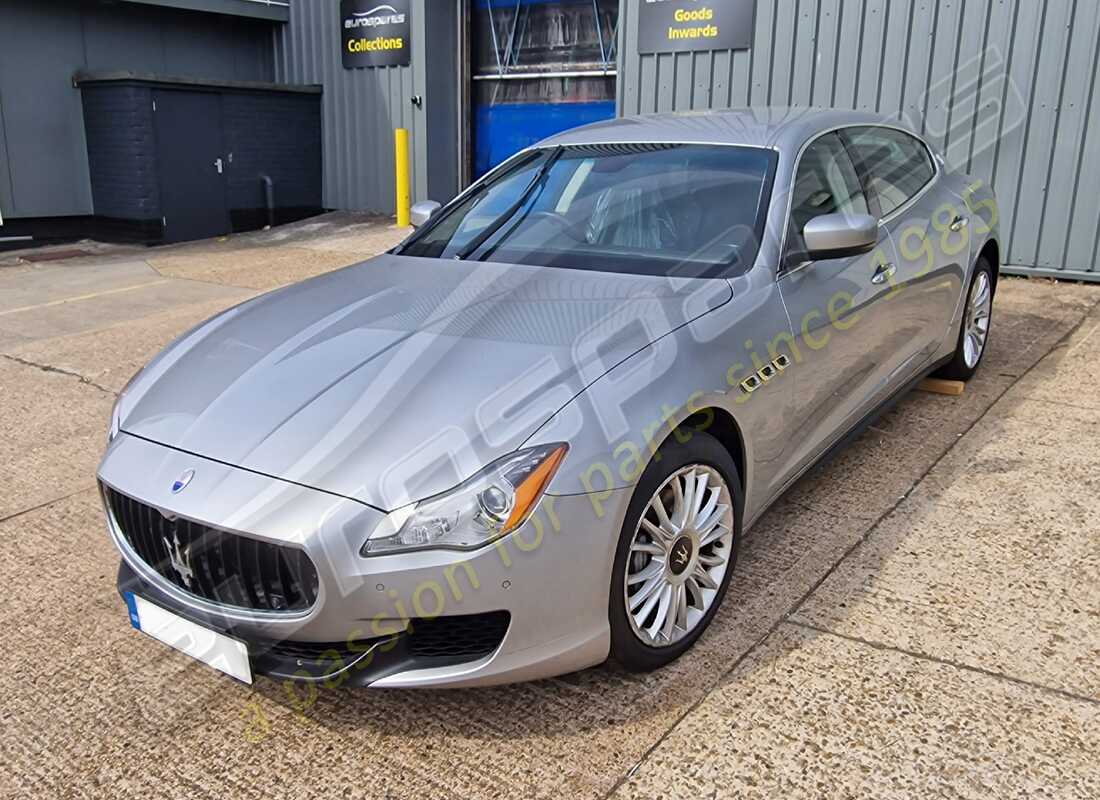 maserati qtp. v6 3.0 tds 275bhp 2014 being prepared for dismantling at eurospares