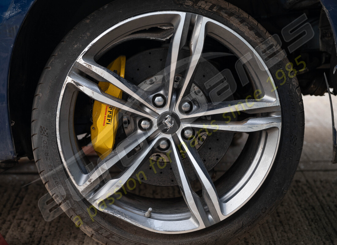 ferrari gtc4 lusso (rhd) with tbc, being prepared for dismantling #33