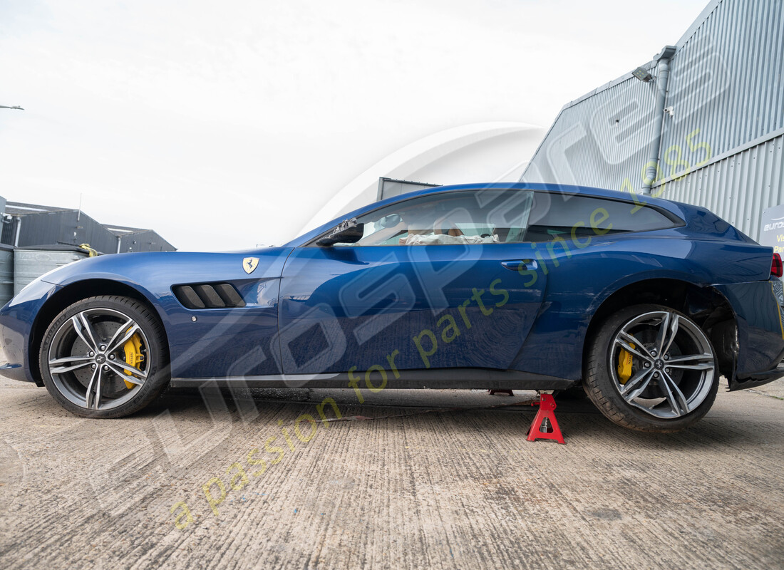 ferrari gtc4 lusso (rhd) with tbc, being prepared for dismantling #2