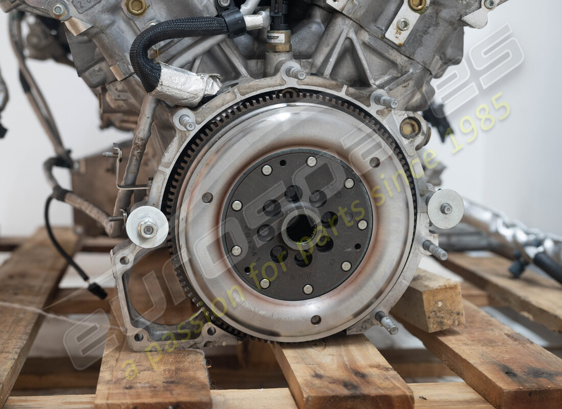 ferrari gtc4 lusso (rhd) engine being prepared for dismantling #8