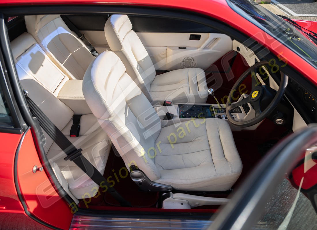ferrari mondial 3.2 qv (1987) with 83223, being prepared for dismantling #10