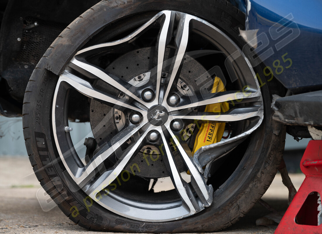 ferrari gtc4 lusso (rhd) with tbc, being prepared for dismantling #32