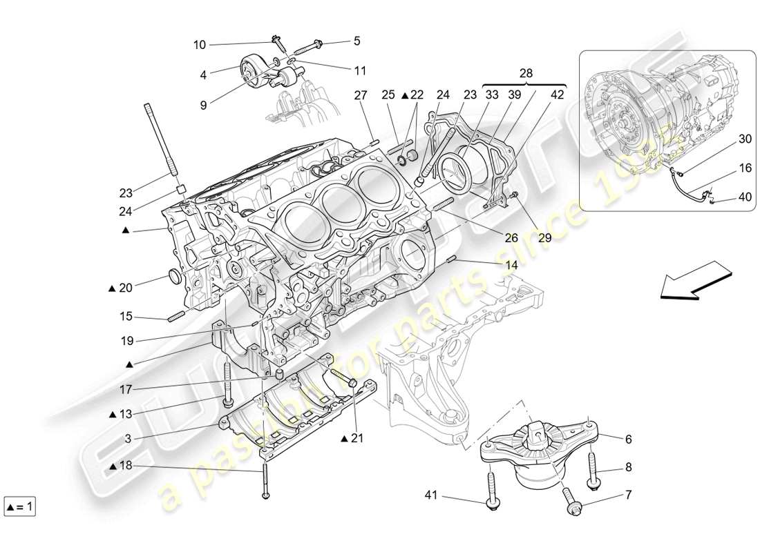 a part diagram from the porsche 2025 (718 cayman gt4) parts catalogue