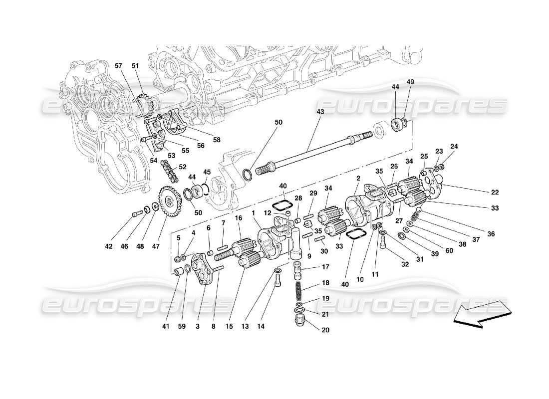 a part diagram from the ferrari 456 parts catalogue