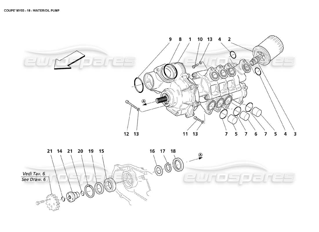 VIEW PARTS DIAGRAMS FROM THE MASERATI 4200 PARTS CATALOGUE a part diagram from the maserati 4200 parts catalogue