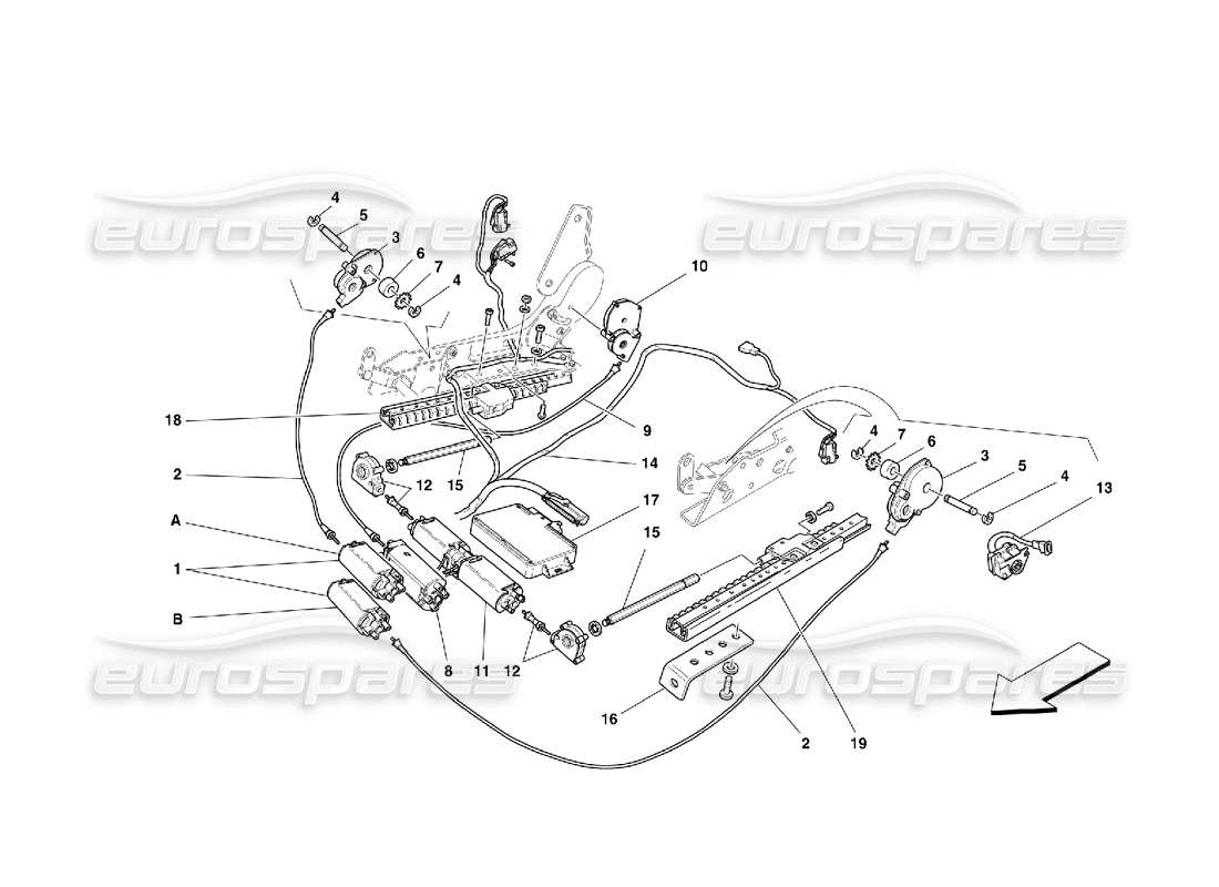 a part diagram from the ferrari 456 parts catalogue