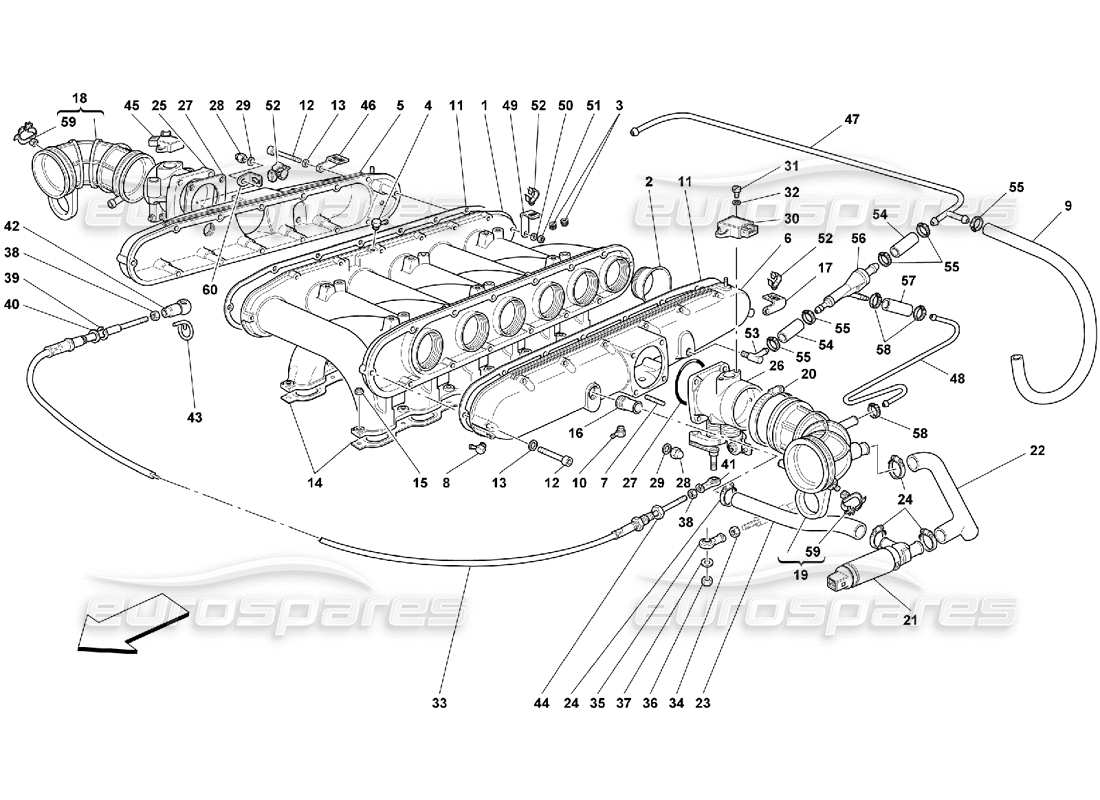 a part diagram from the ferrari 456 parts catalogue