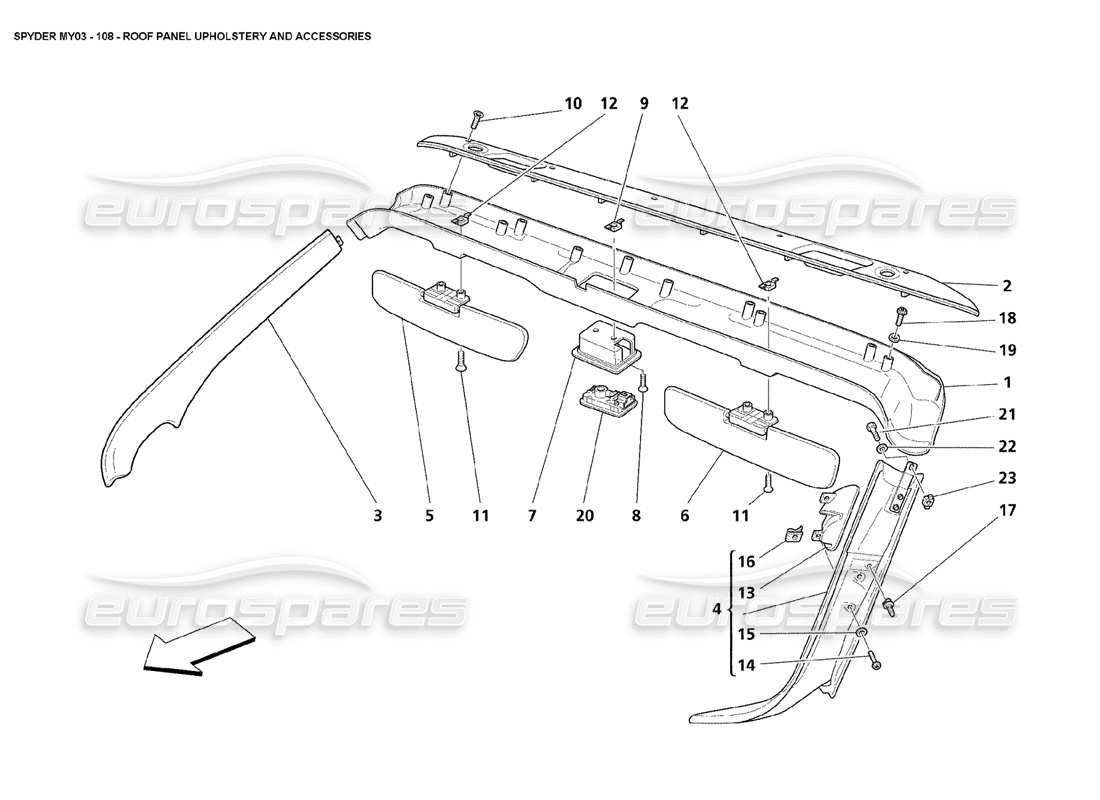 part diagram containing part number 667360..