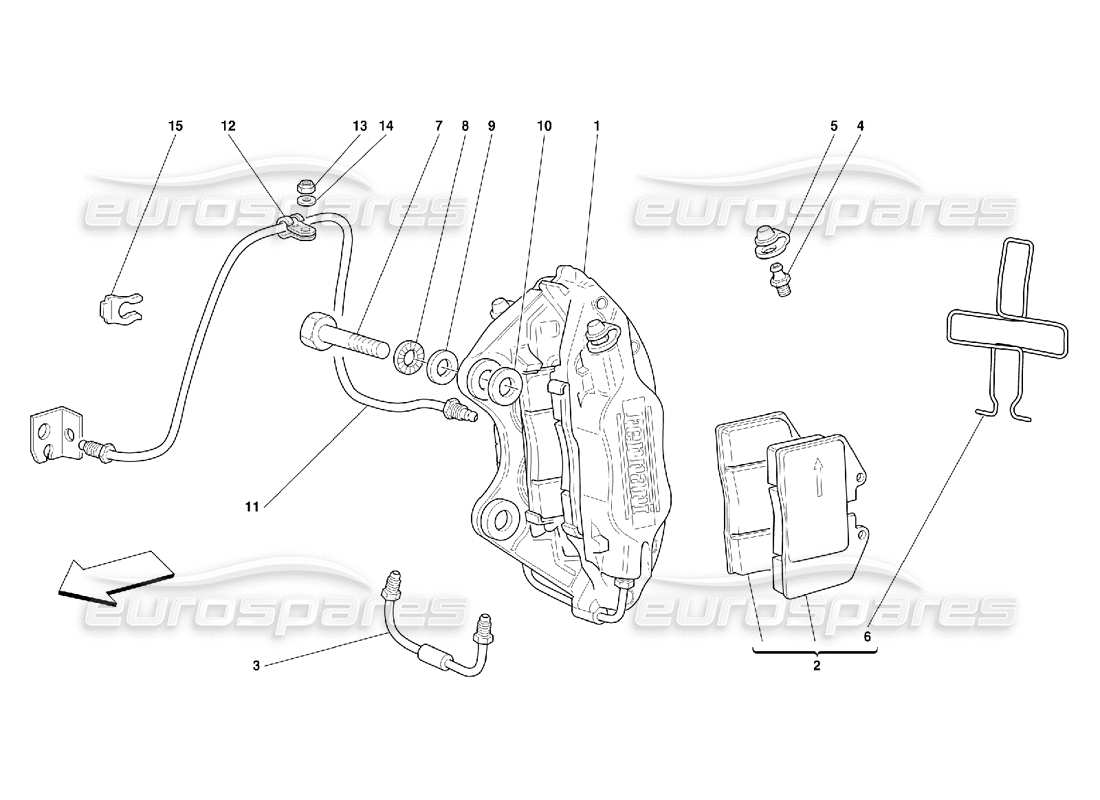 a part diagram from the ferrari 456 parts catalogue