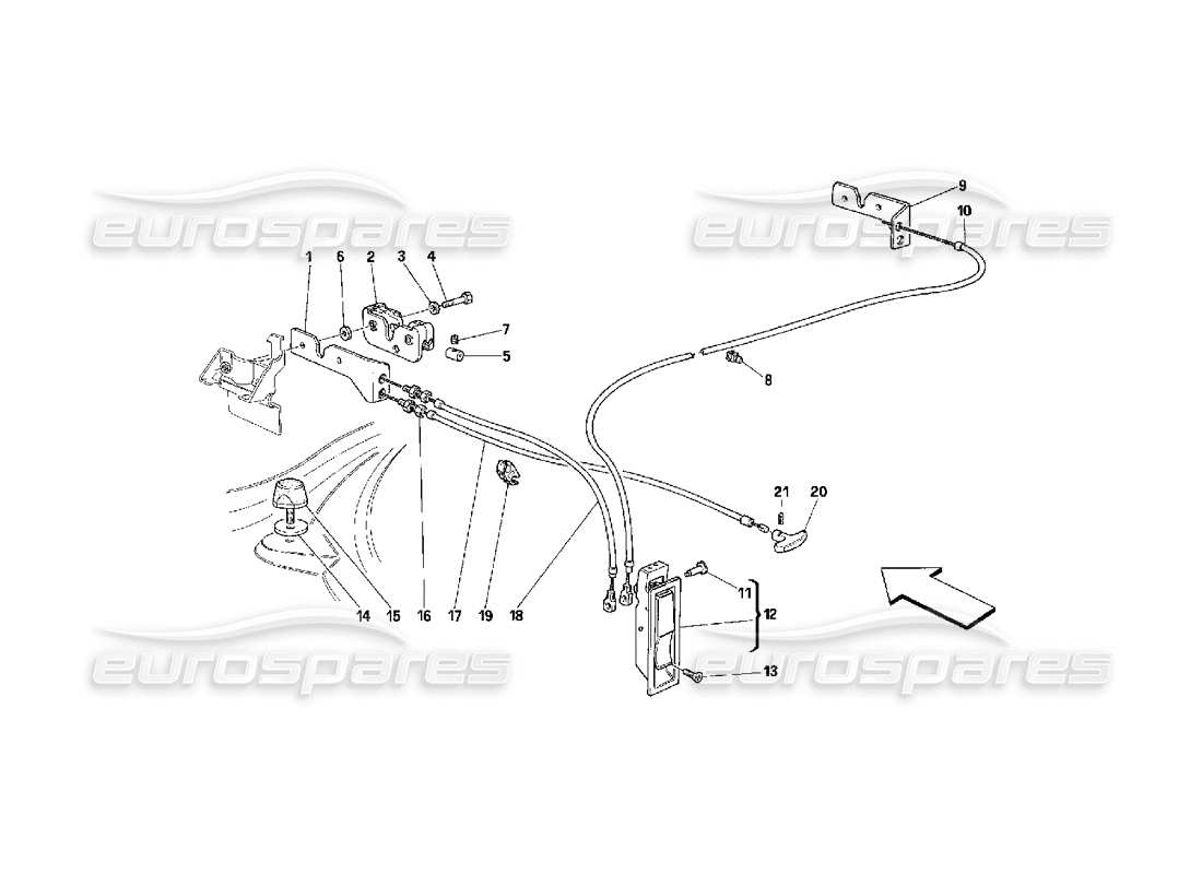 a part diagram from the ferrari 348 parts catalogue