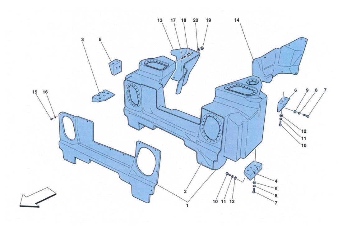 VIEW PART DIAGRAMS CONTAINING PART NUMBER 265305 part diagram containing part number 265305